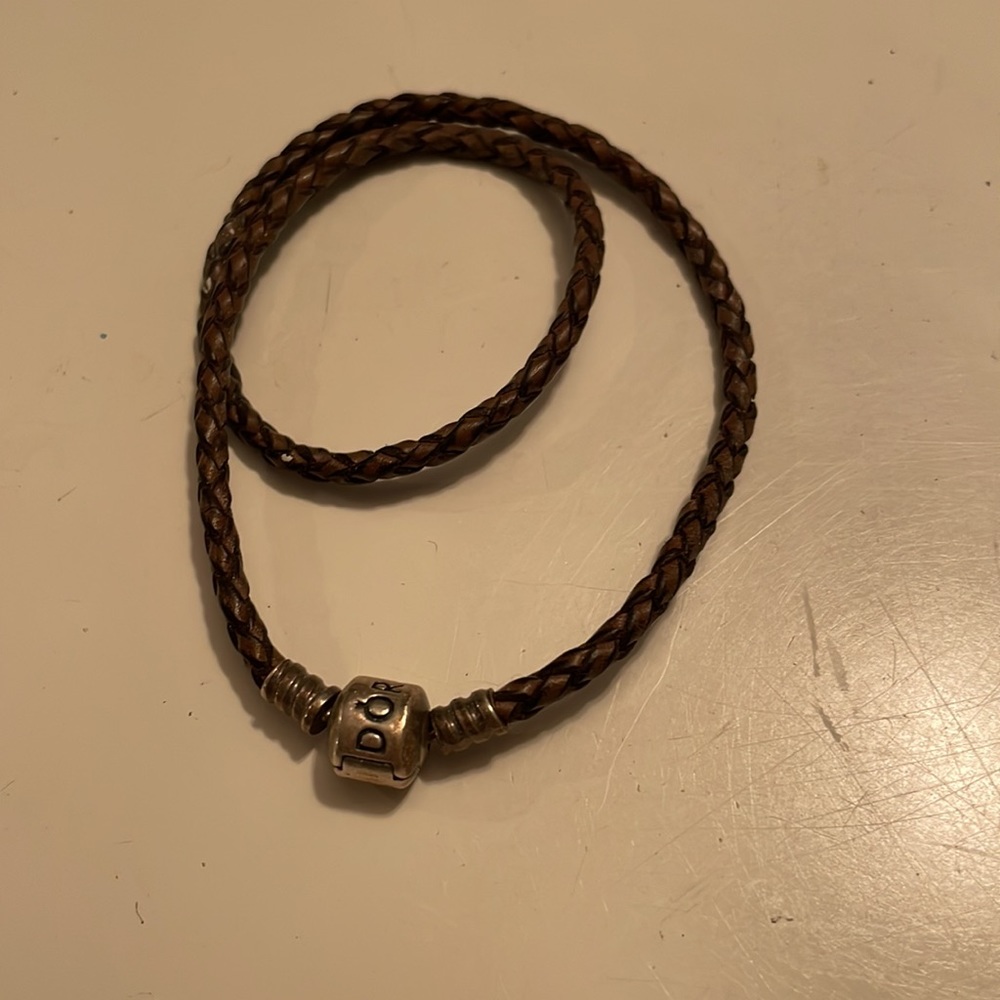 Pandora leather rope bracelet